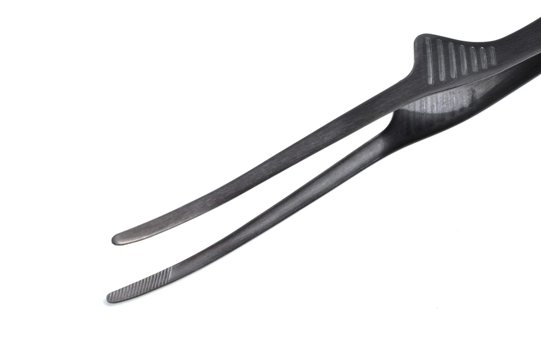 Black Oxide Cooking Tongs 240mm - Image 3