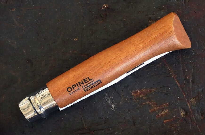 Carbon Vrn #12 Opinel Knife 120mm - Image 3