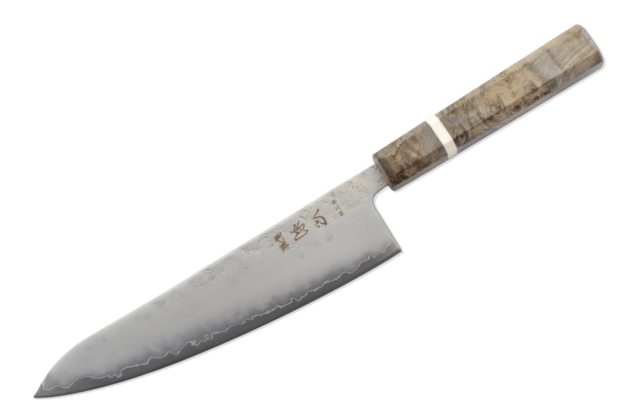 Ginrei Silver3 Nashiji Birch Gyuto 210mm