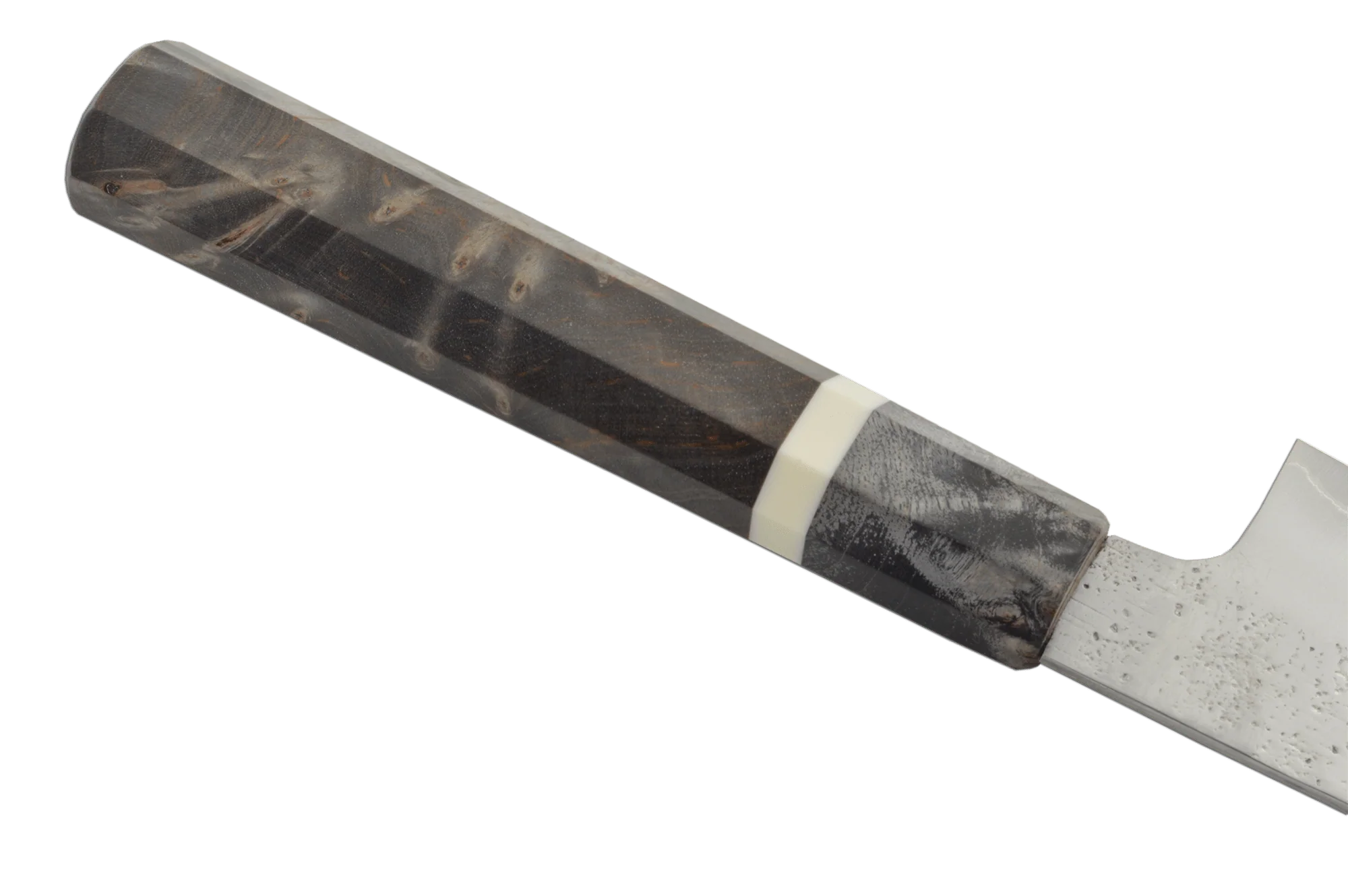 Ginrei Silver3 Nashiji Birch Ko-Santoku 150mm - Image 4