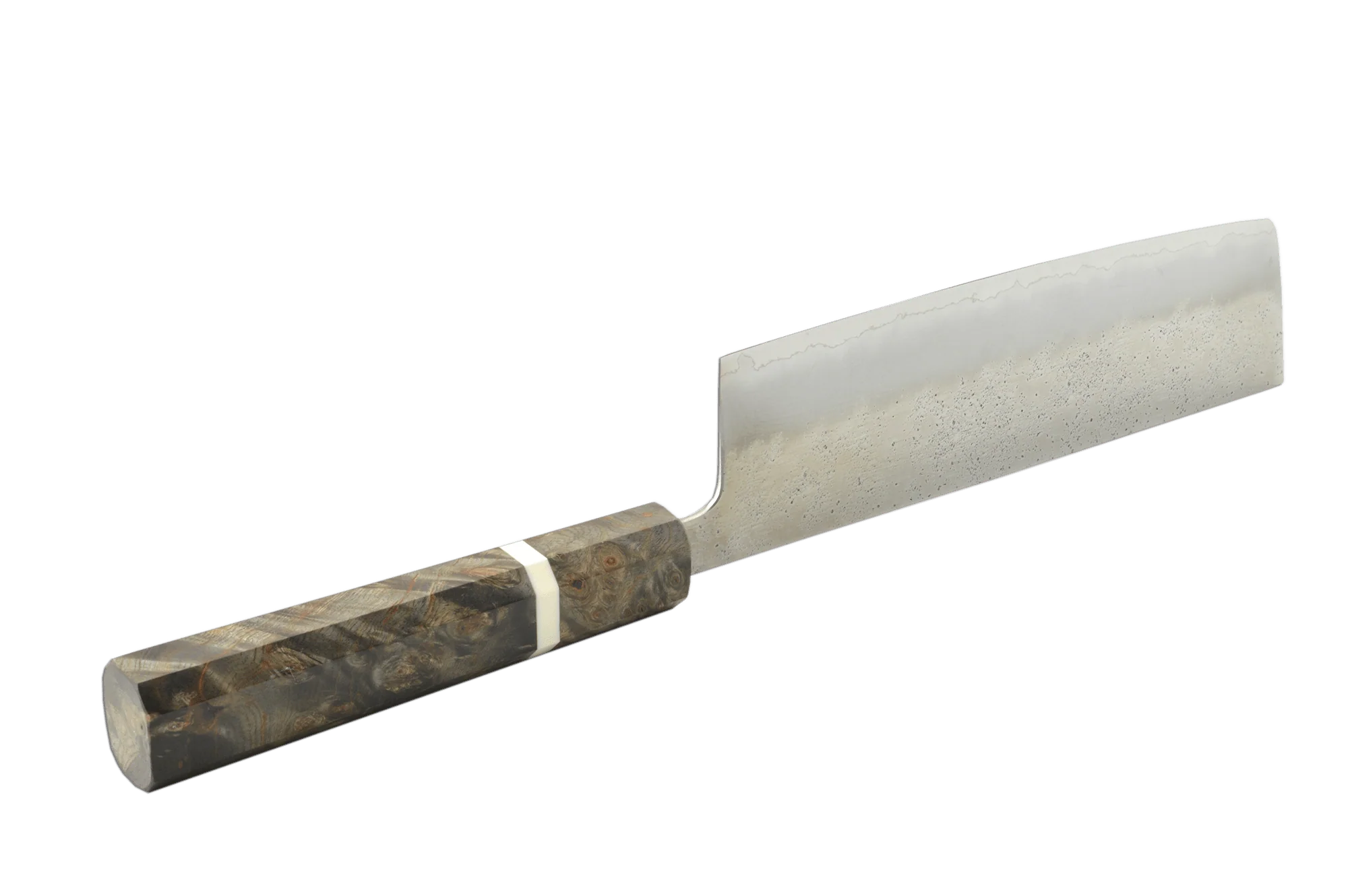 Ginrei Silver3 Nashiji Birch Nakiri 160mm - Image 2