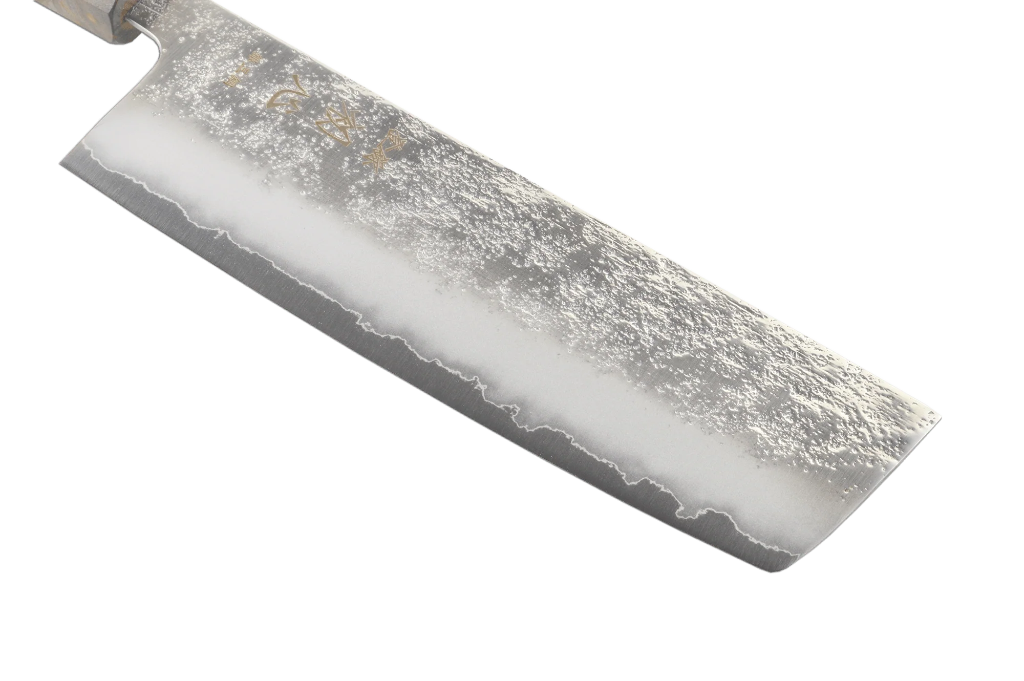 Ginrei Silver3 Nashiji Birch Nakiri 160mm - Image 3