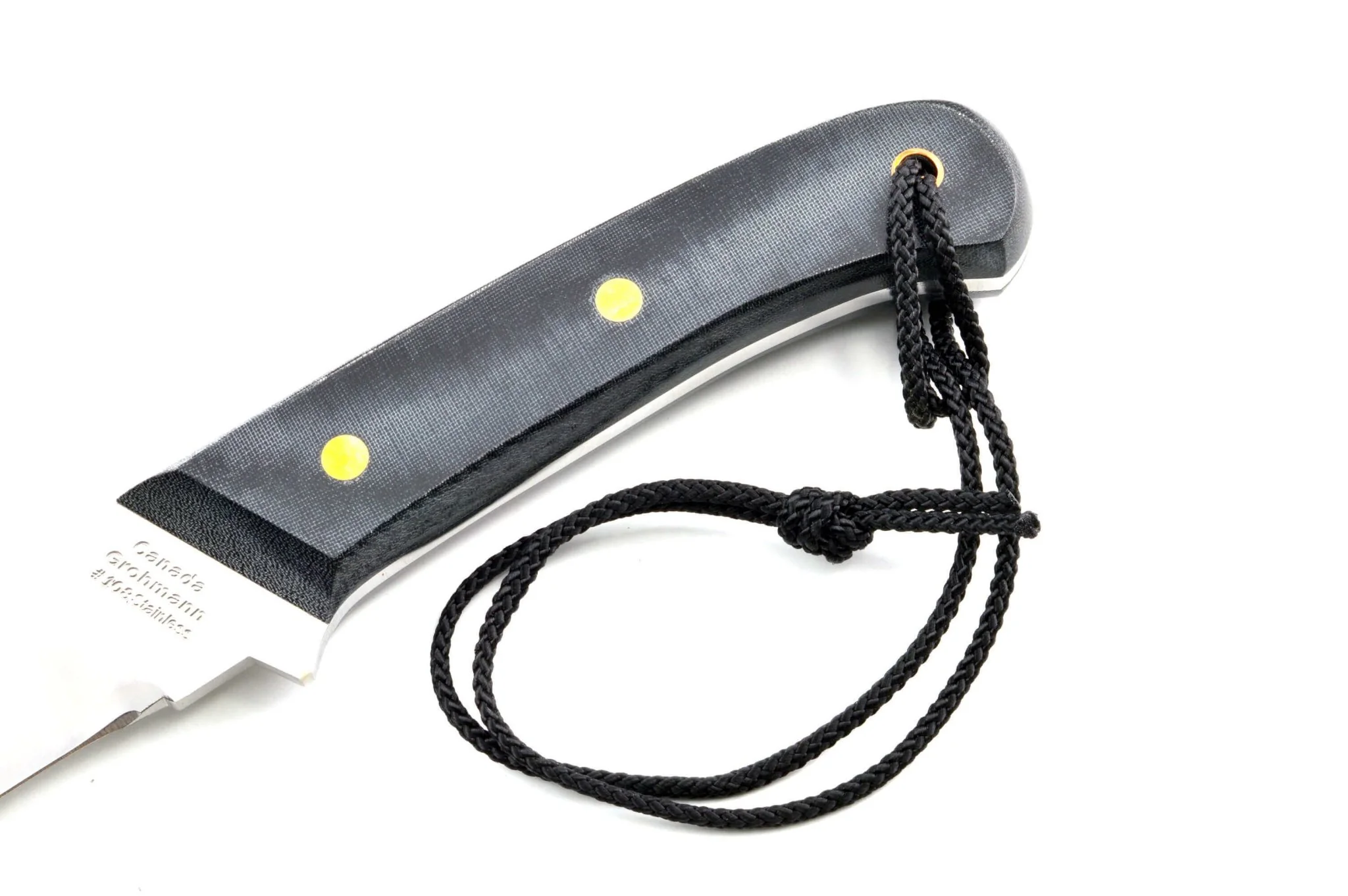 Grohmann Hunting Black Micarta Knife 140mm - Image 3