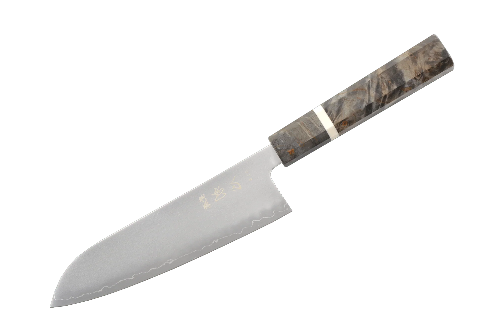 Hatsukokoro Hikari SLD Birch Santoku 170mm