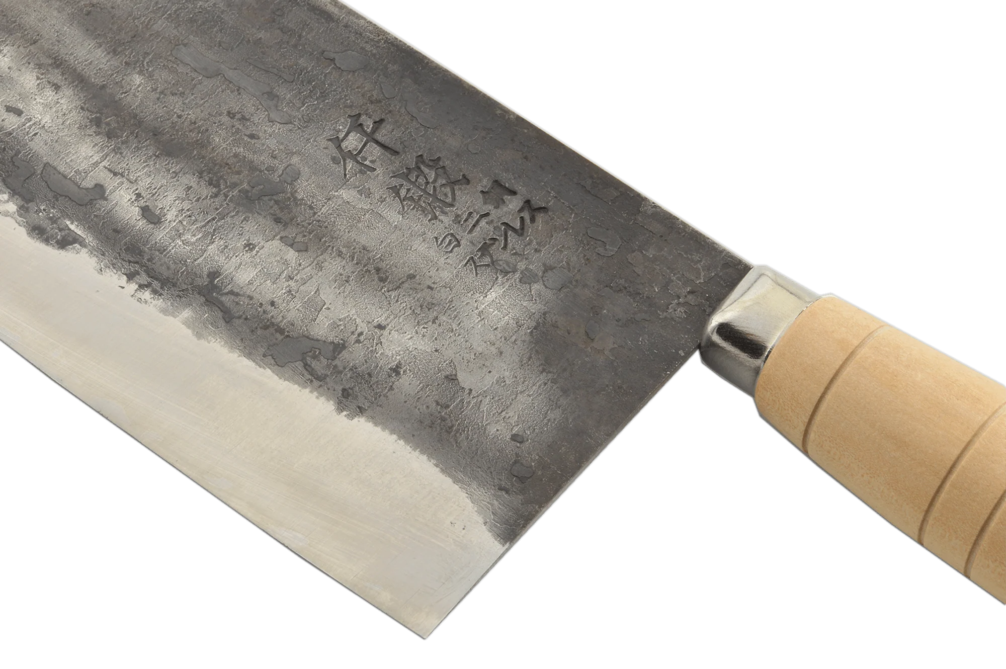 Hatsukokoro Sentan Shiro2 Kurouchi Chinese Cleaver 190mm - Image 3