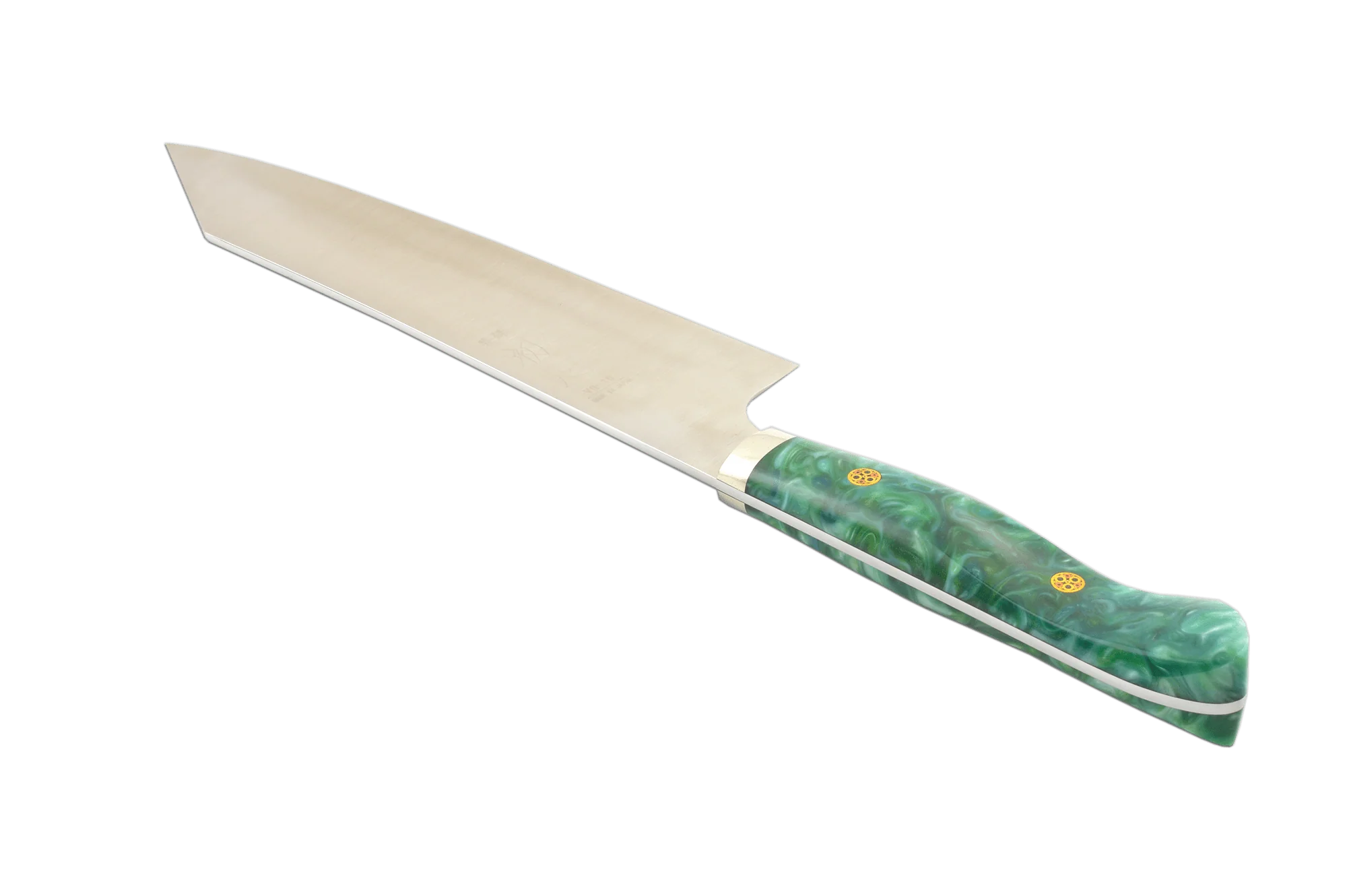 Hatsukokoro VG10 Premium Green Handle Kiritsuke 210mm - Image 2