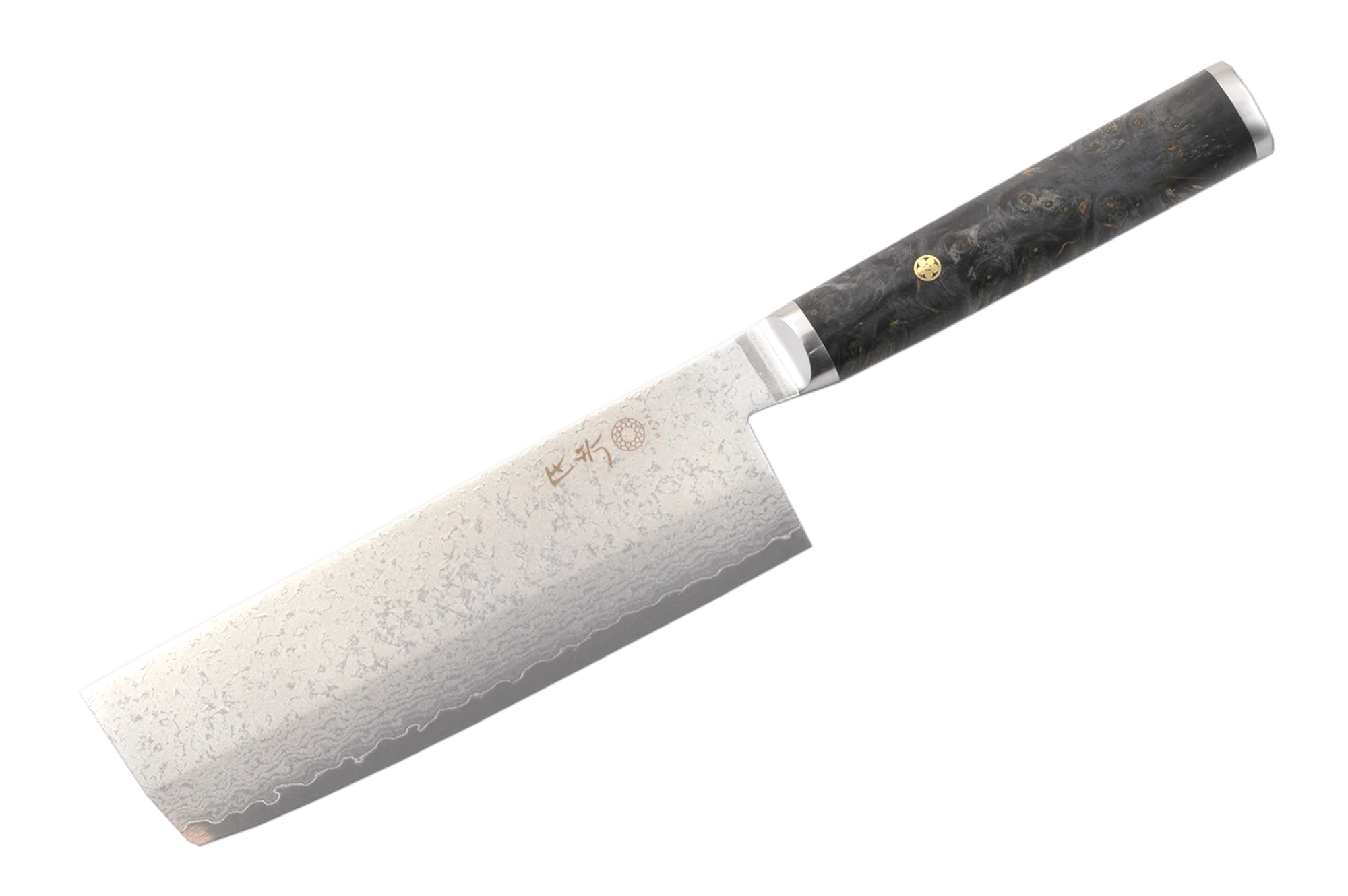 Hazaki Pro Maple Burl Nakiri 165mm