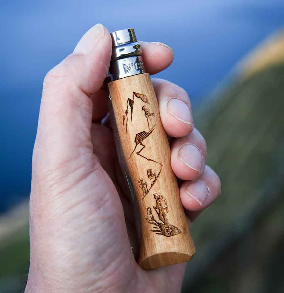 Hiking Sport Montage #8 Opinel Knife 80mm - Image 2