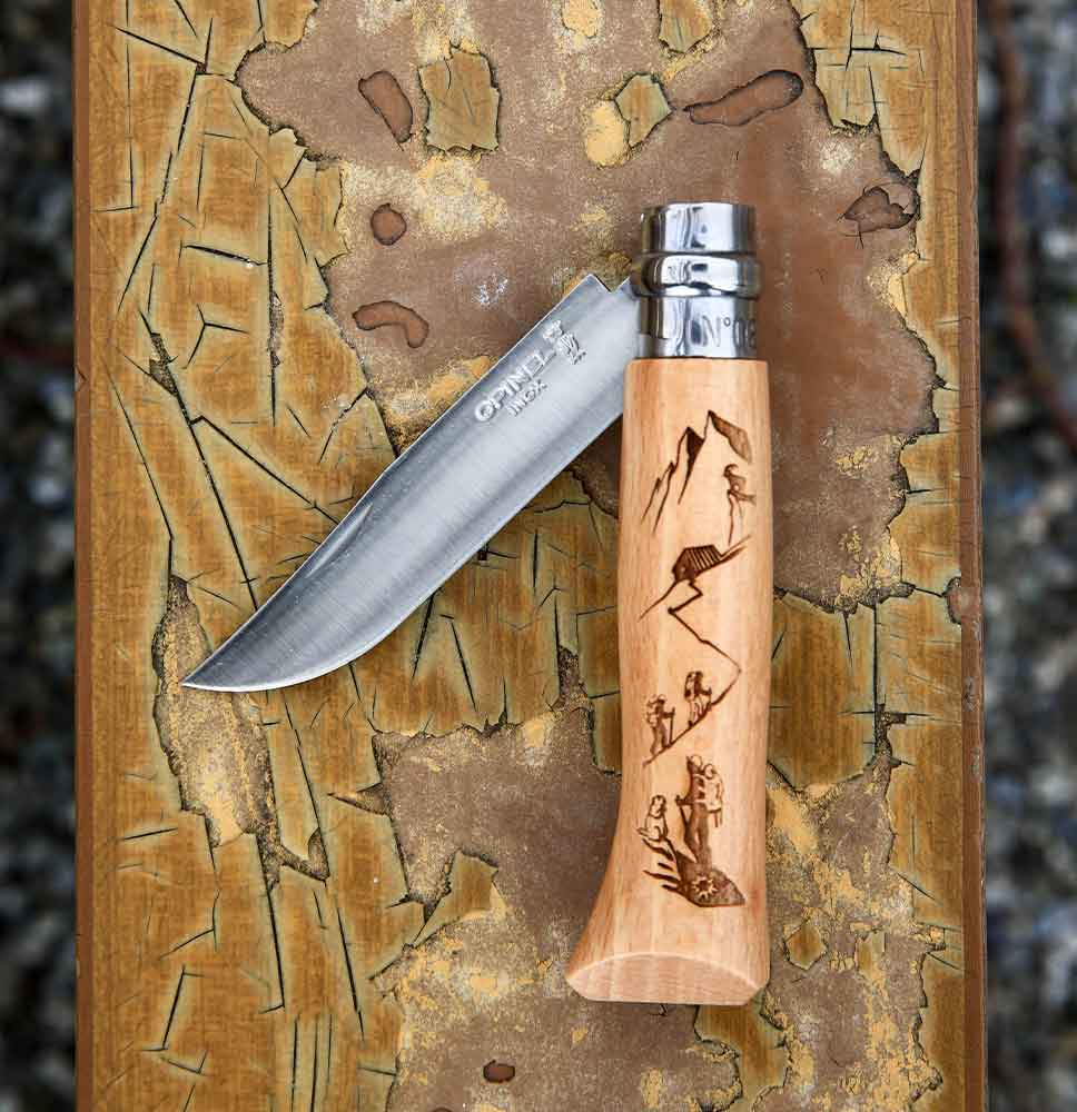 Hiking Sport Montage #8 Opinel Knife 80mm - Image 3