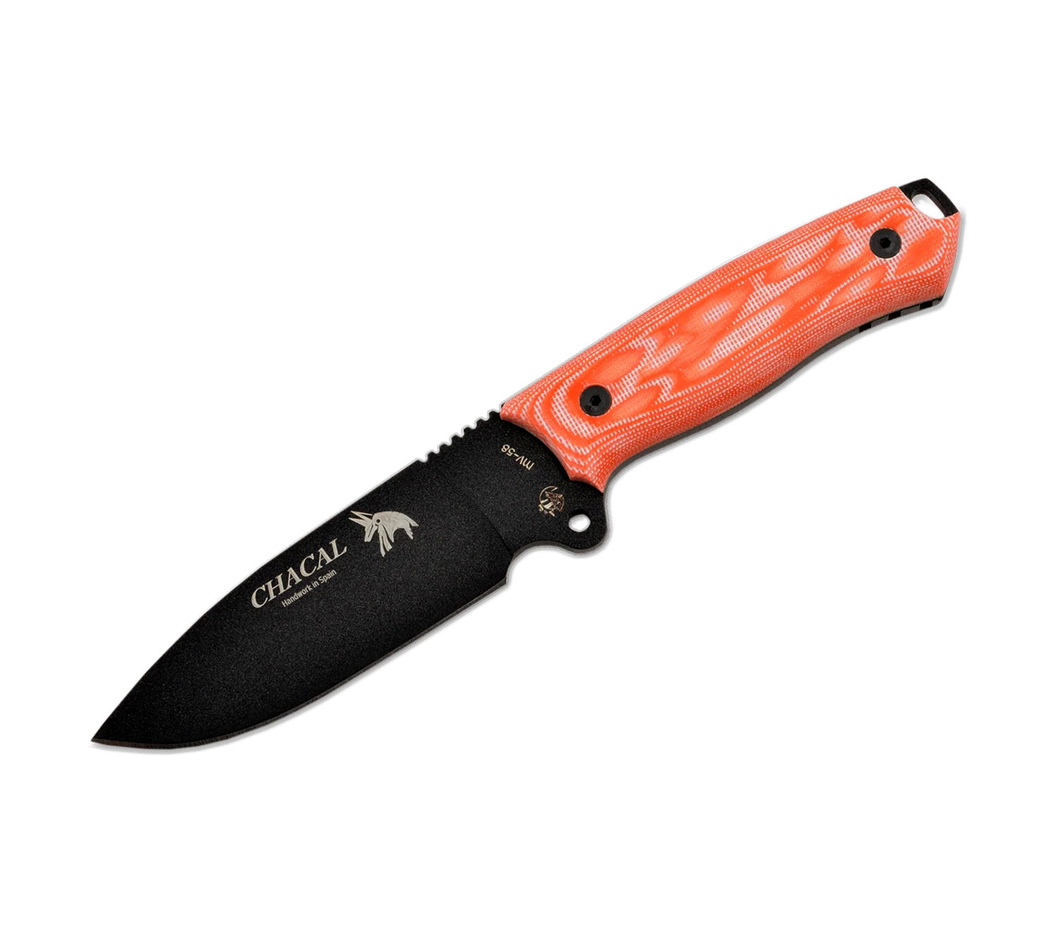 J&V Chacal Piel Micarta Knife 125mm