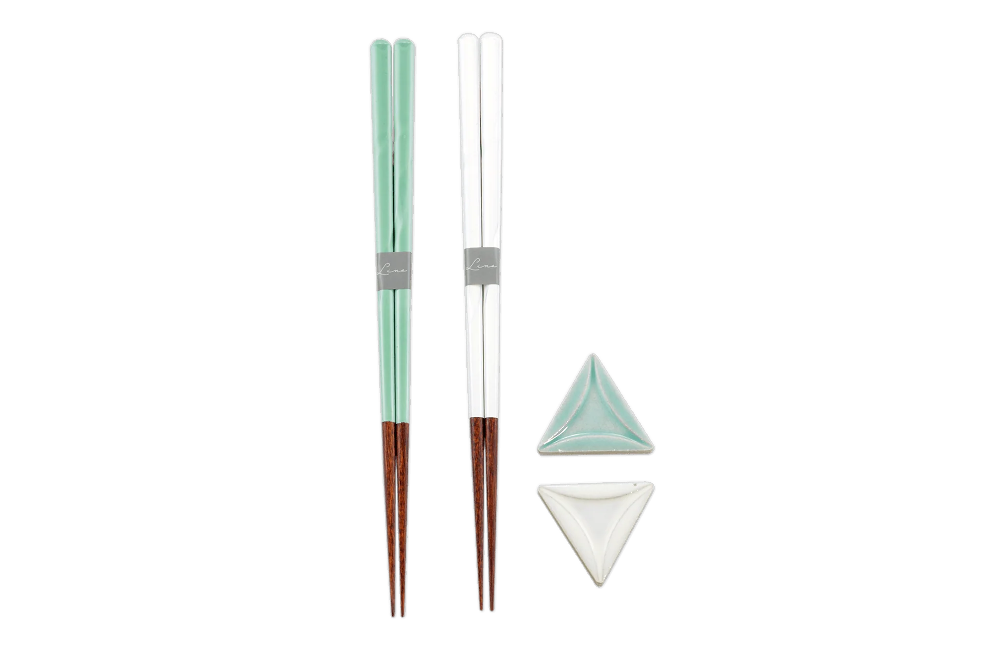 Japanese His & Hers Porcelain Rest Chopsticks (Pair)