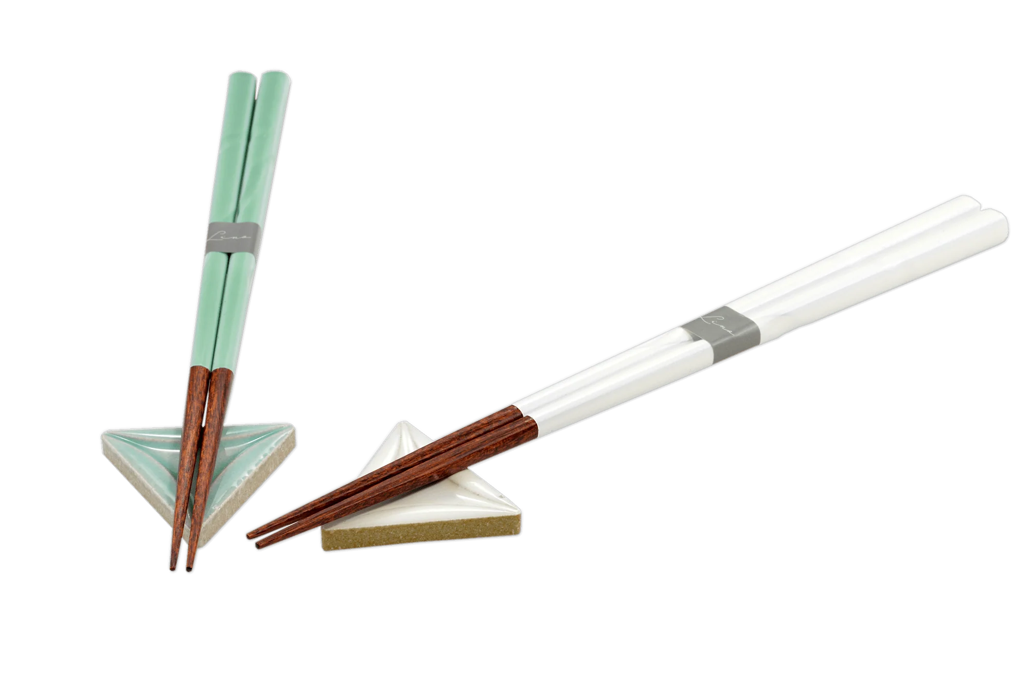 Japanese His & Hers Porcelain Rest Chopsticks (Pair) - Image 2