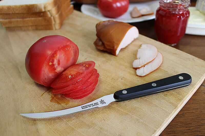 Kanetsune Seki Tomato Slicer 80mm - Image 2