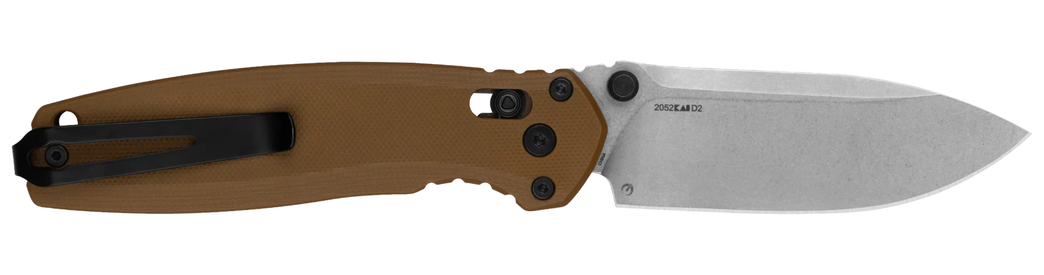 Kershaw Broadside - G10 (Tan) Pocket Knife 90mm - Image 2
