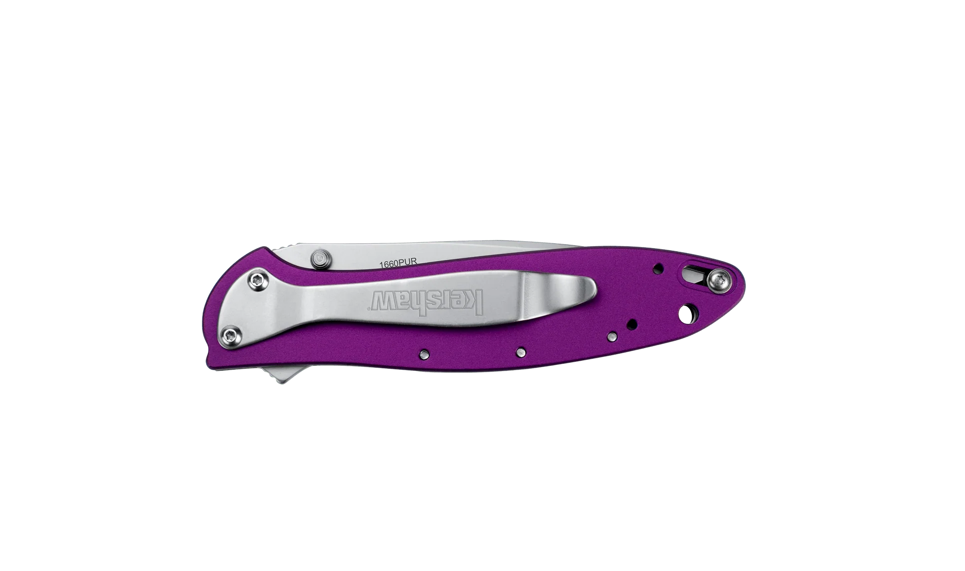 Kershaw Leek - Purple Pocket Knife 75mm - Image 3