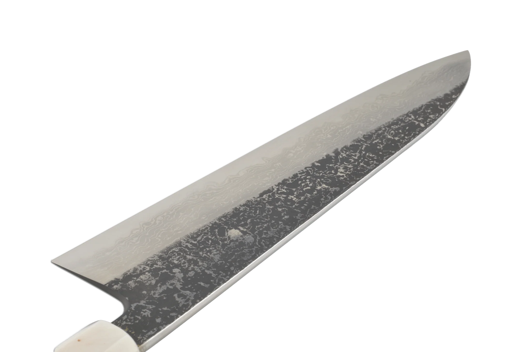 Masuda Yoshihide AO1 Custom Damascus Kurouchi Gyuto 240mm - Image 4