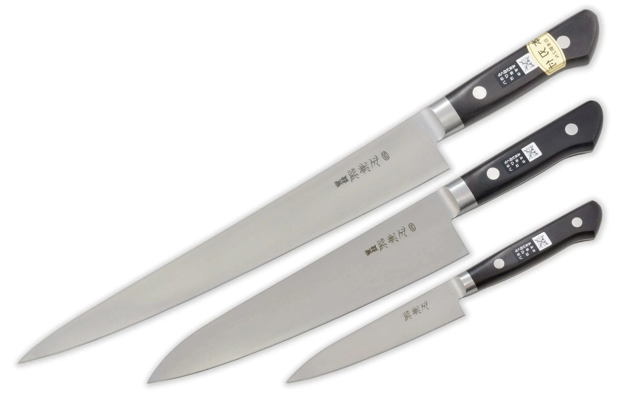 Minamoto M-Series 3-Pcs Japanese Chefs Knife Trio