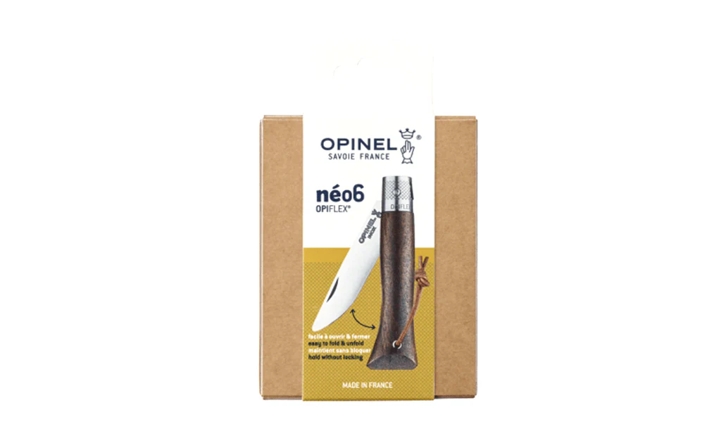 Opinel Néo6 Black Walnut Opiflex 70mm Knife - Image 3