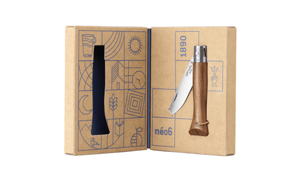 Opinel Néo6 Black Walnut Opiflex 70mm Knife - Image 4