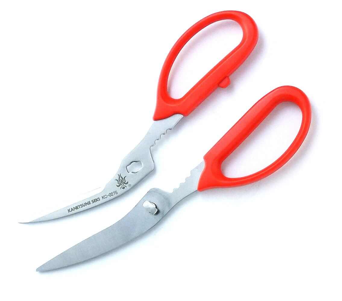 Red Seafood Scissors (Detachable) 195mm - Image 2