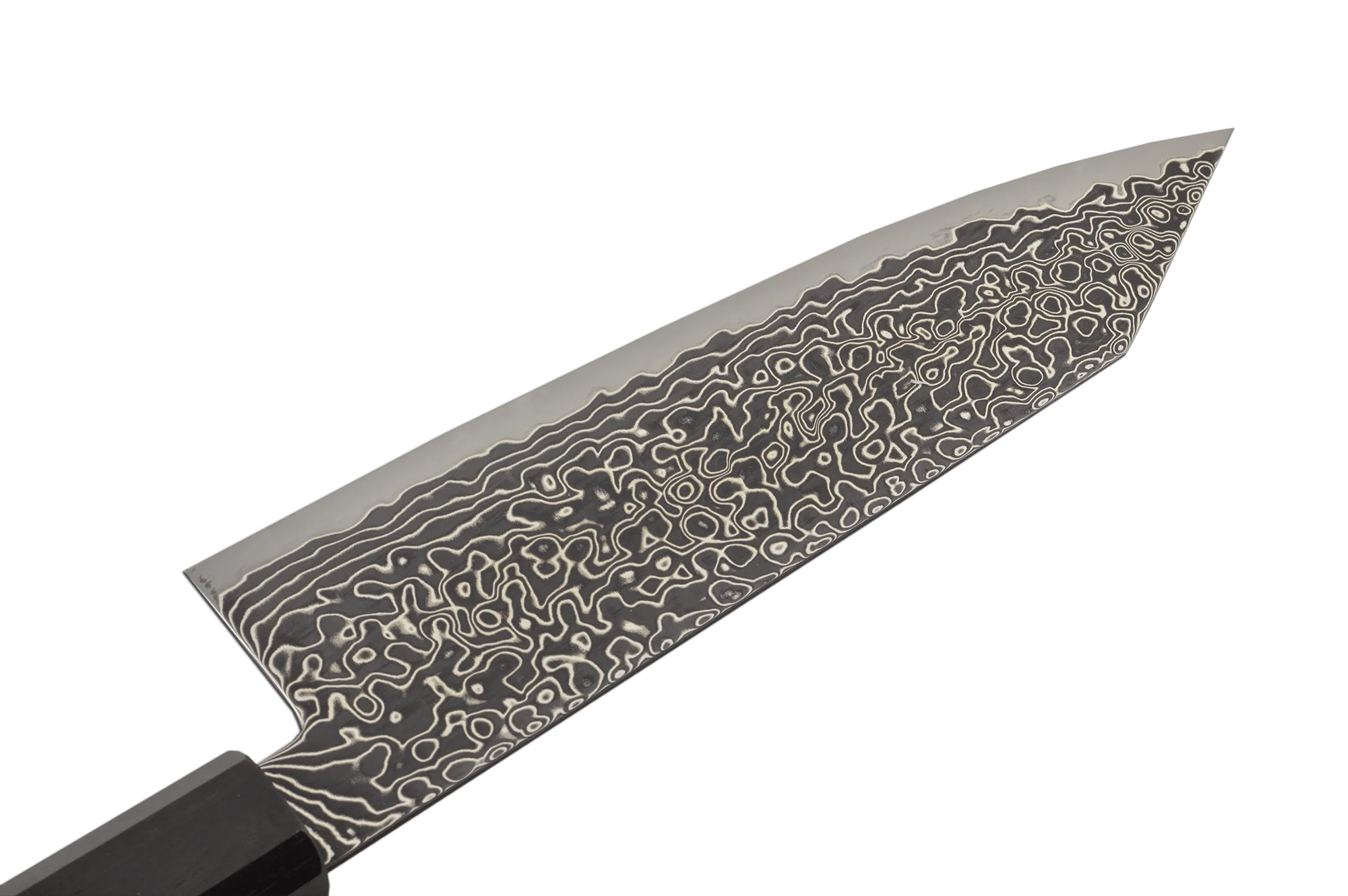 Ryuhyo Kurozome R2/SG2 Damascus Bunka 180mm - Image 4