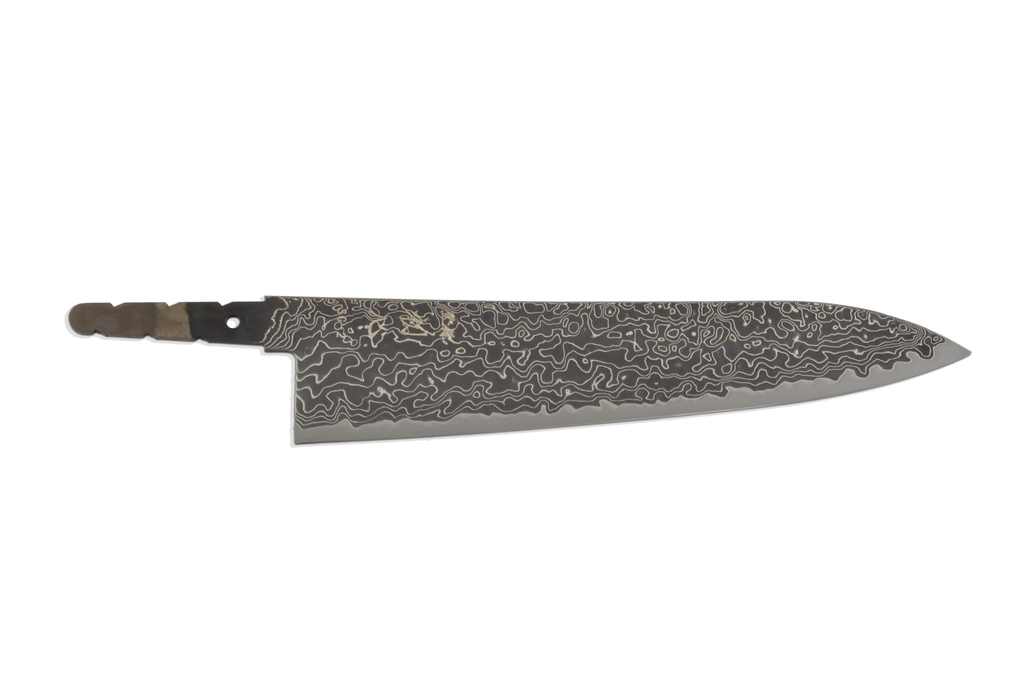 Ryuhyo Kurozome R2/SG2 Damascus Gyuto 210mm (Blade Only)