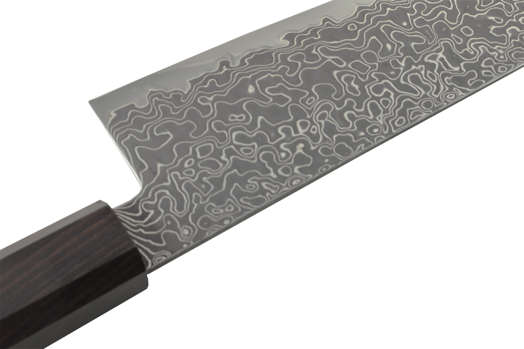Ryuhyo Kurozome R2/SG2 Damascus Kiritsuke 210mm - Image 3