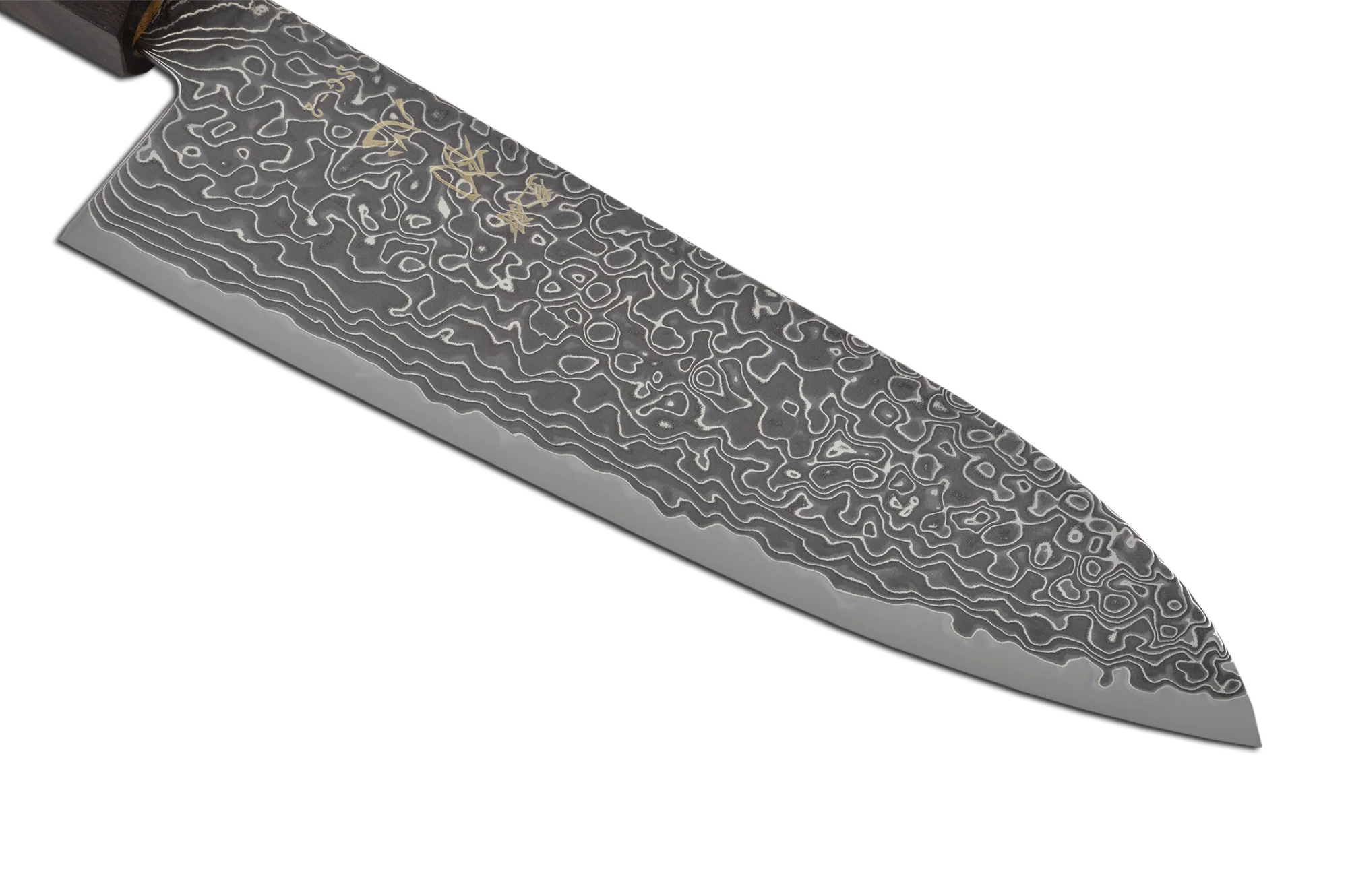 Ryuhyo Kurozome R2/SG2 Damascus Santoku 170mm - Image 2