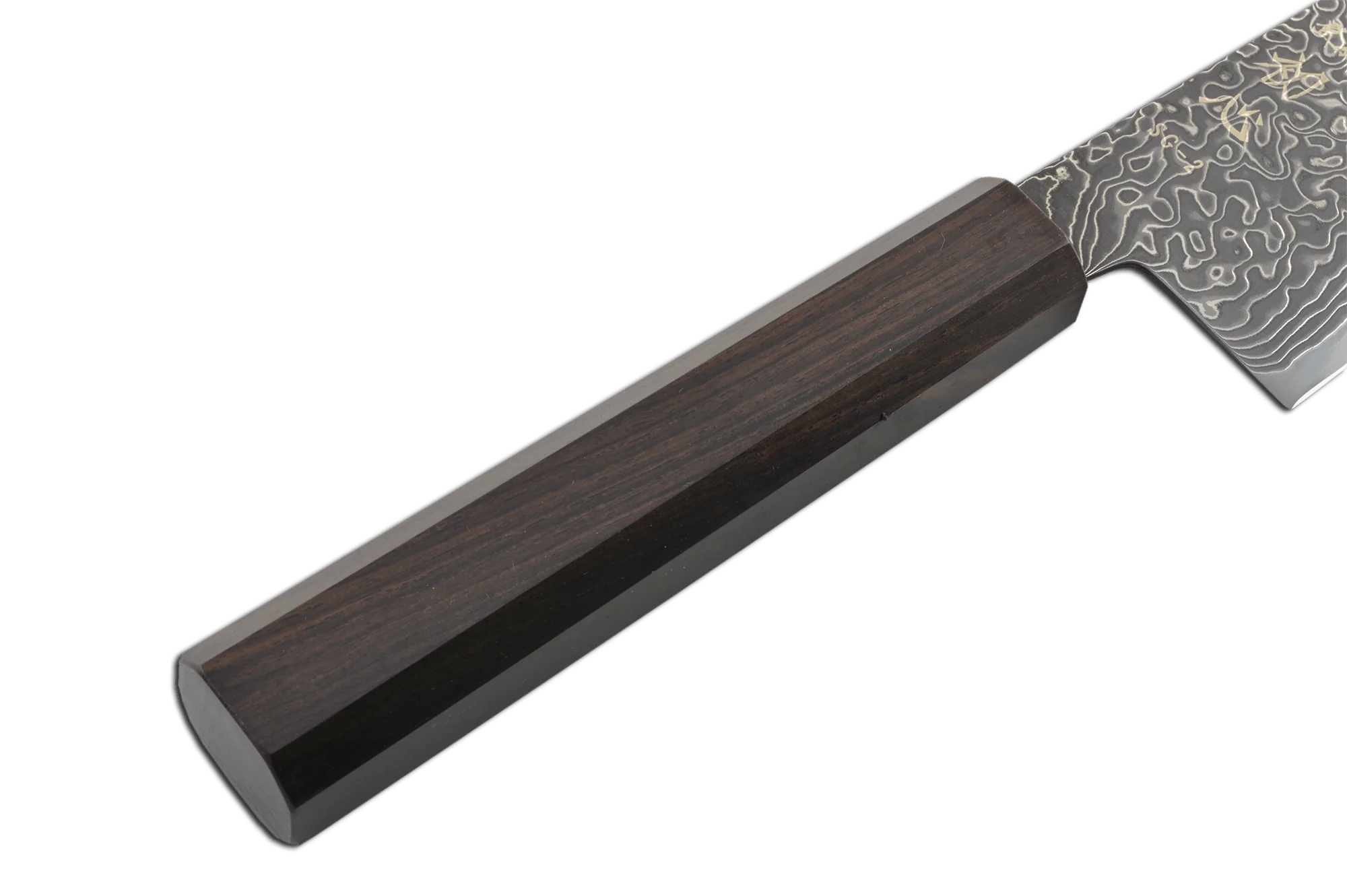Ryuhyo Kurozome R2/SG2 Damascus Santoku 170mm - Image 3