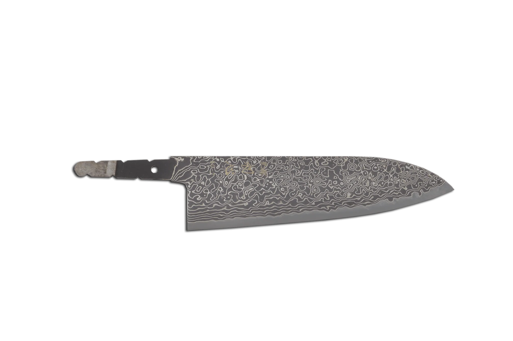 Ryuhyo Kurozome R2/SG2 Damascus Santoku 170mm (Blade Only)