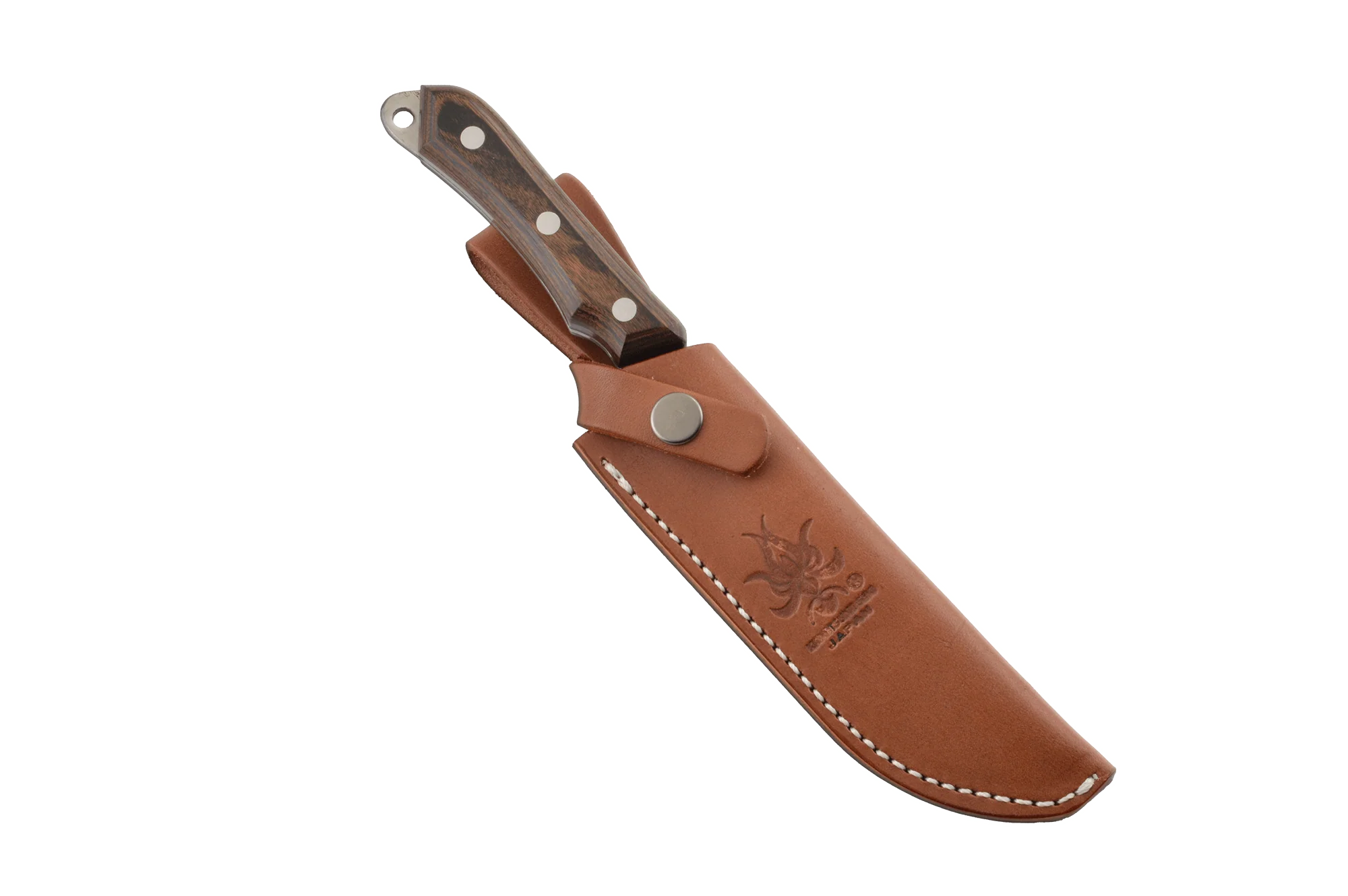 Seseragi Damascus AO Outdoor Hunting Clip Knife 125mm - Image 2