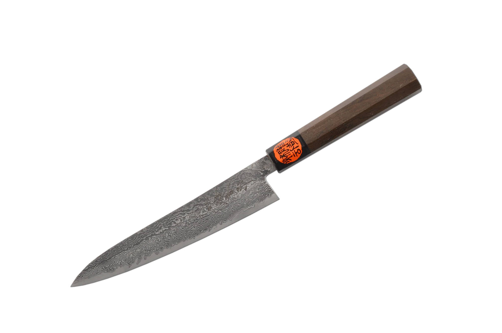 Shigeki Tanaka 33-Layer R2 (SG2) Damascus Walnut Petty 150mm
