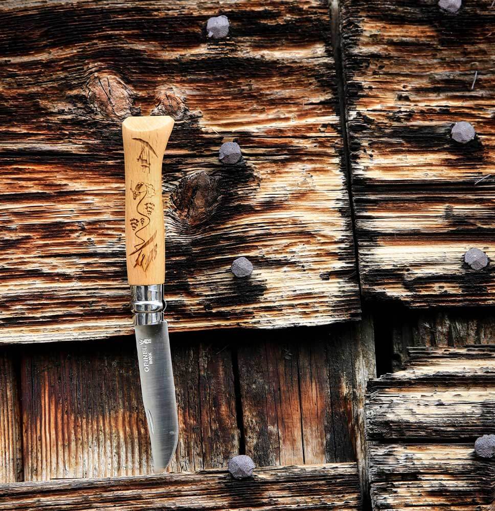 Ski Sport Montage #8 Opinel Knife 80mm - Image 2