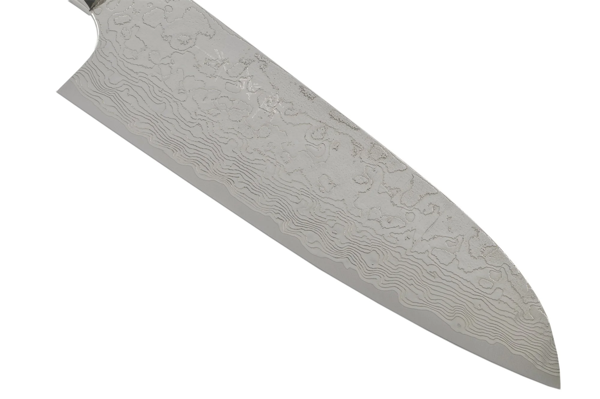 Takeshi Saji R2 Diamond Damascus Santoku 180mm - Image 3