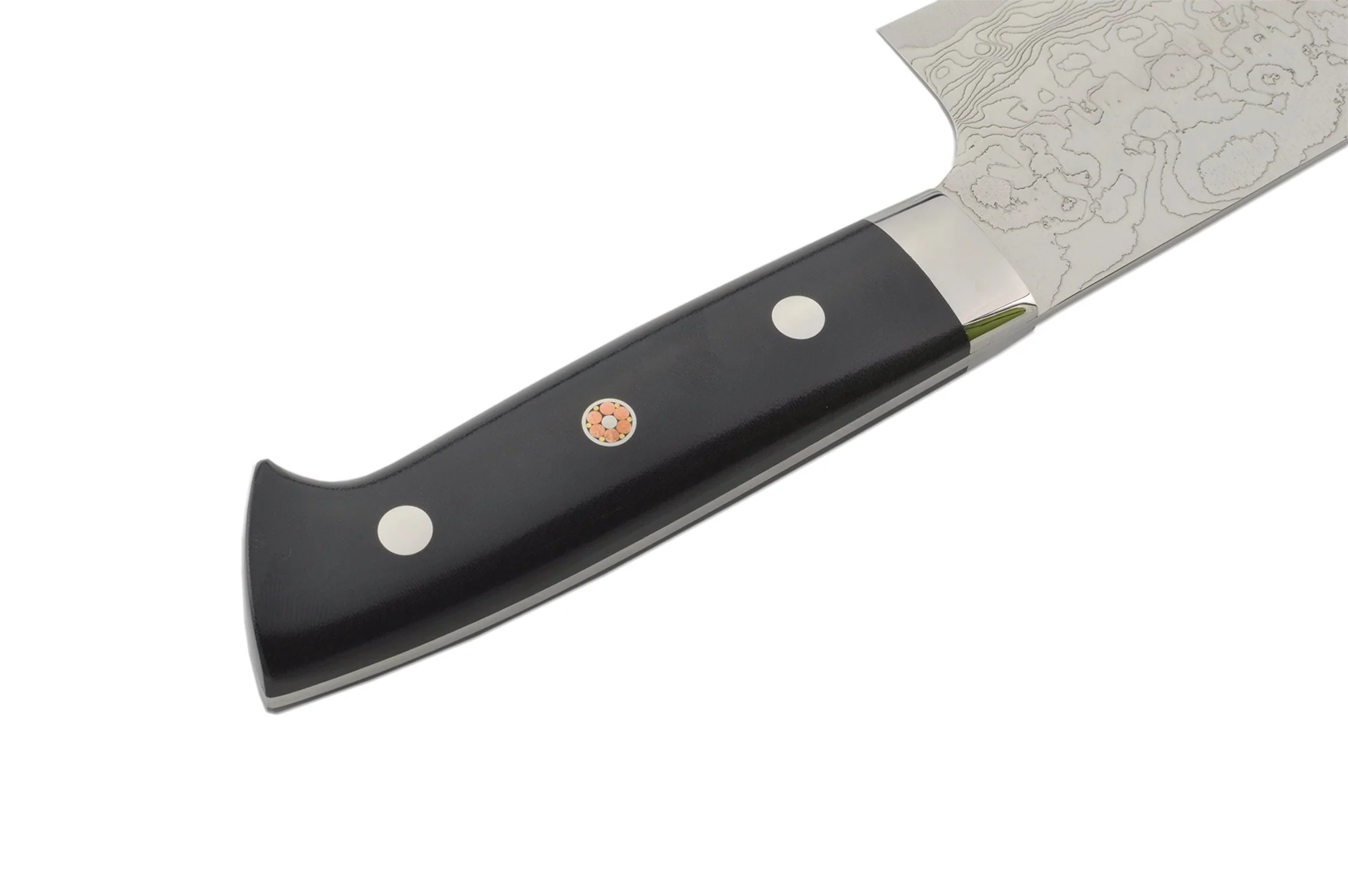 Takeshi Saji R2 Diamond Damascus Santoku 180mm - Image 4