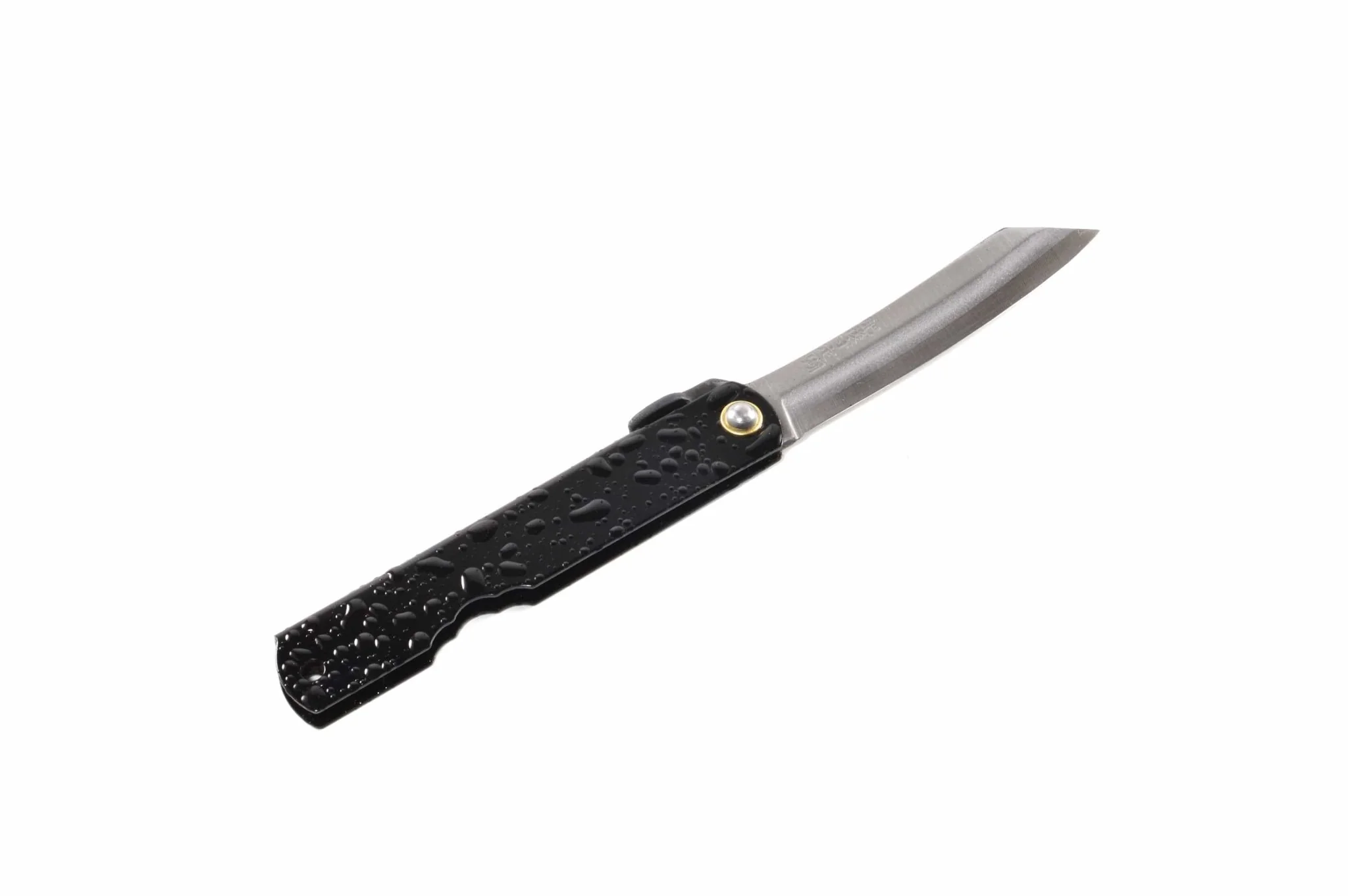 Higonokami Black Water Drop Pocket Knife 75mm - Image 3