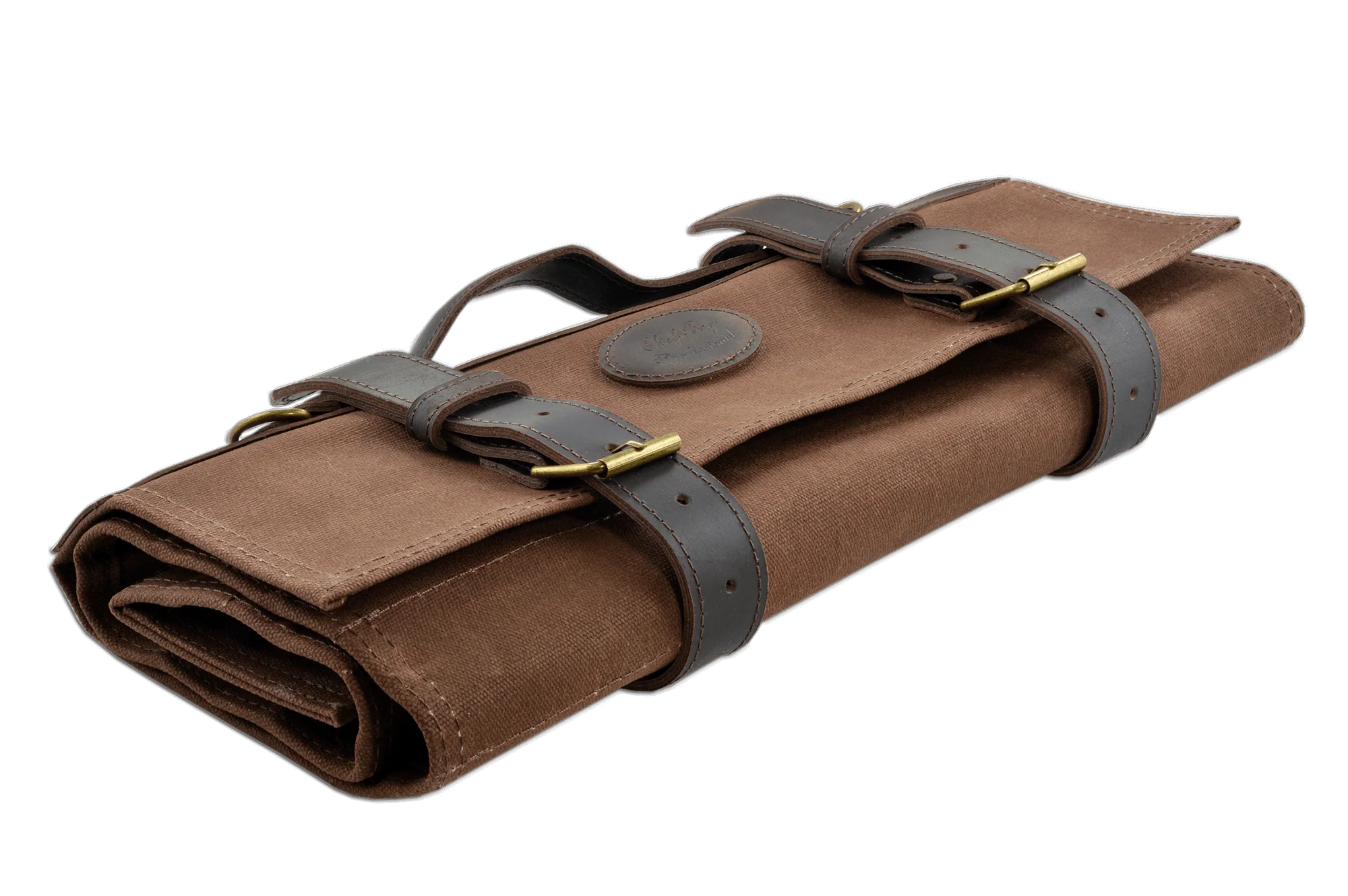 Professional Waxed Canvas Chef Knife Roll (12 Slots) - Image 4