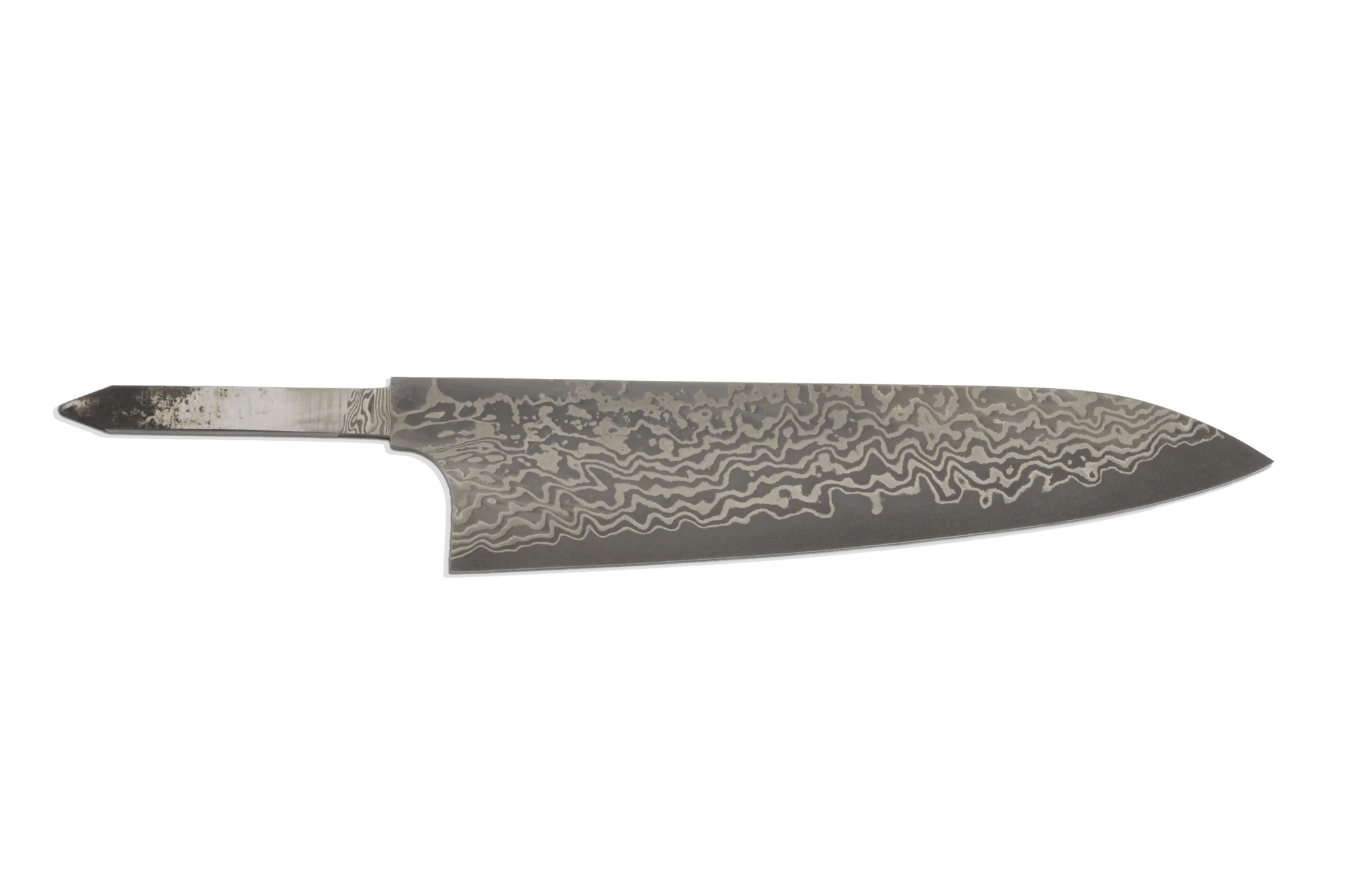 Yorokobi SLD Kurouchi Damascus Gyuto 210mm (Blade Only)