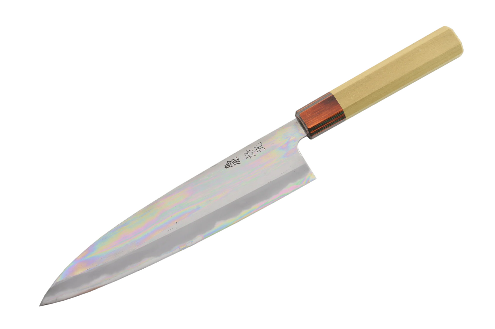 Yosimitu Kajiya Ao2 Migaki Poplar Gyuto 210mm